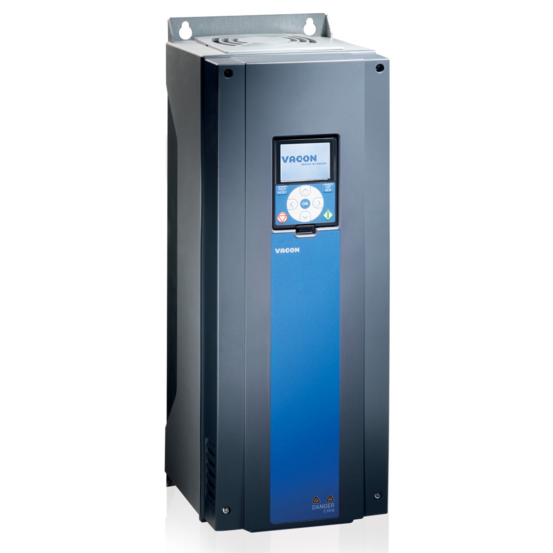 VACON 100 FLOW, 525-690 V, IP21/Type 1, air-cooled wall-mounted drive, EMC Class C3, Graphical keypad 13Amp