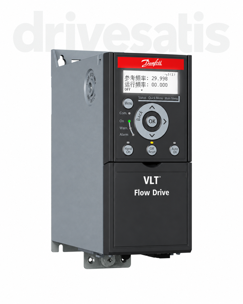 132N6726 VLT® Flow Drive FC 111 3AC 380-480V, Protection Class IP20, RFI Class A2 (C3), PCB with enhanced coating, without panelFC-111PK37T4P20H2XXCXXXSXXXXAXBXCXXXXDX